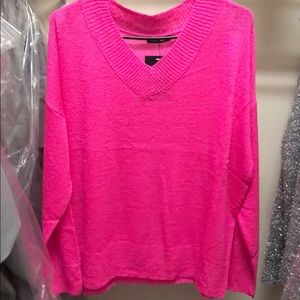 Neon pink fashion nova sweater (size 1X)